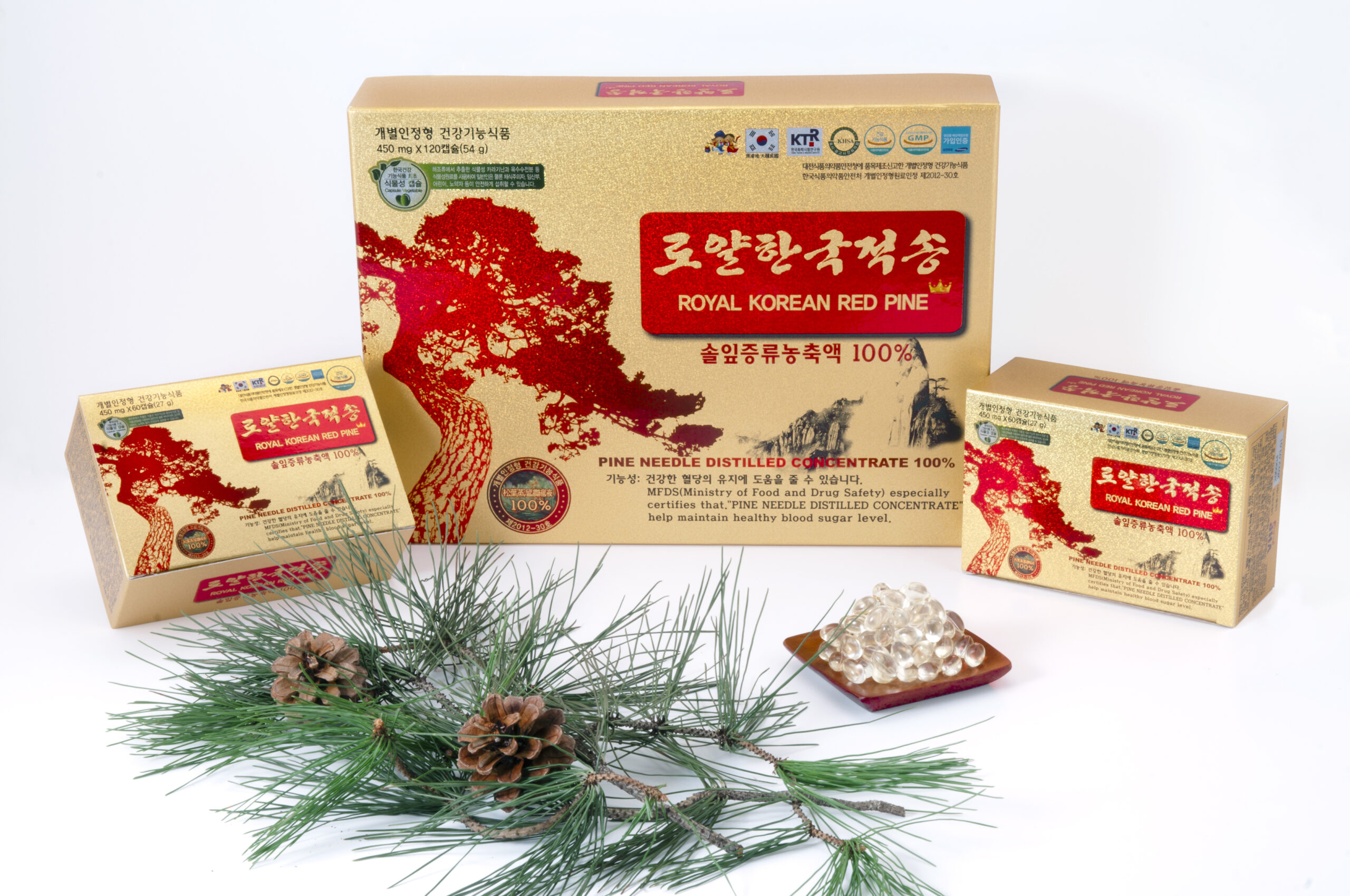 Viên uống tinh dầu thông đỏ Hàn Quốc Royal Korean Red Pine 120 viên