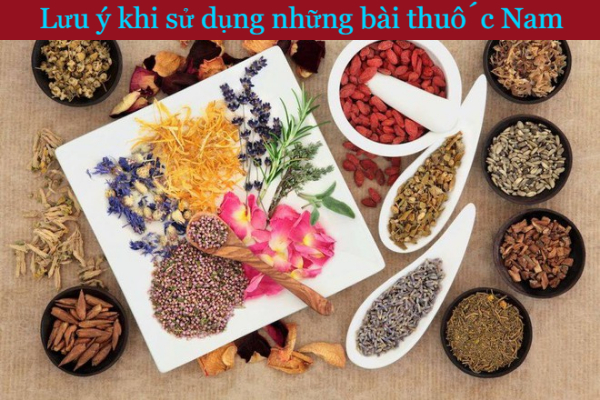 Một số lưu ý khi sử dụng thảo mộc