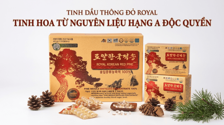Royal Korean Red Pine: Tuyệt phẩm từ nguồn nguyên liệu hạng A duy nhất
